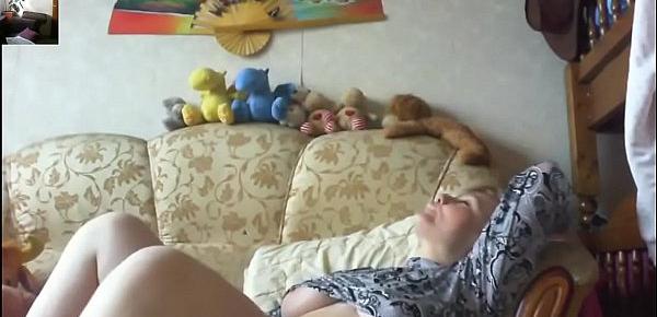  Horny Mom Masturbating On Homemade Webcam